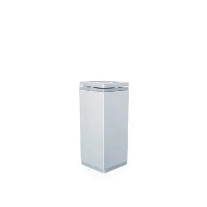 Nogica cetvrtasta 40x40x100mm aluminijumska-Mat