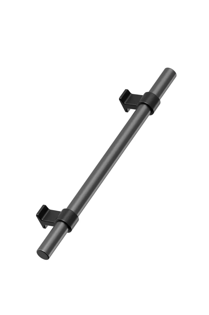 FURNIPART RUČICA BOND L-160 MATT BLACK/GUN-METAL