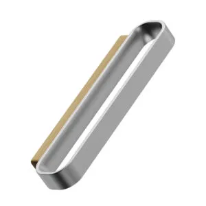 FURNIPART RUČICA RACE L-96 CLEAR LACQUERED/INOX LOOK
