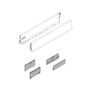 MERIVOBOX STRANICA BELA KOMPLET L/D L-400MM 470M4002SW