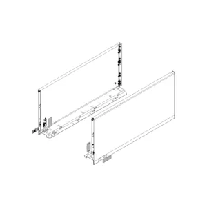 LEGRABOX STRANICA CRNA  ZA VISINU F /241MM/450MM/40KG 770F4502SC
