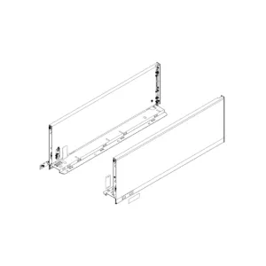 LEGRABOX STRANICA ZA VISINU C KARBON CRNA /177MM/500MM/40KG 770C5002S CS