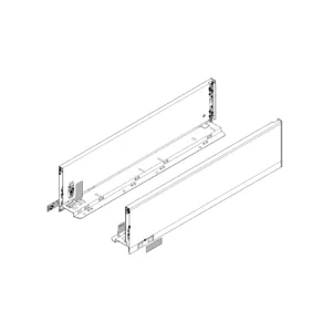 LEGRABOX STRANICA ZA VISINU K  KARBON CRNA /128MM/500MM/40KG 770K5002S CS